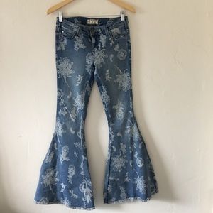 Free People Flare boho jeans